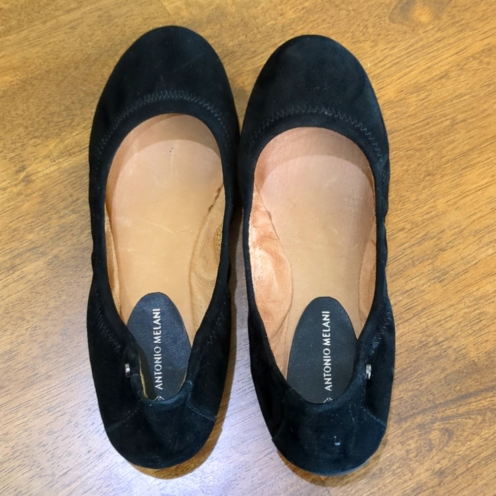 Antonio Melani Suede Ballet Flats Size 6.5